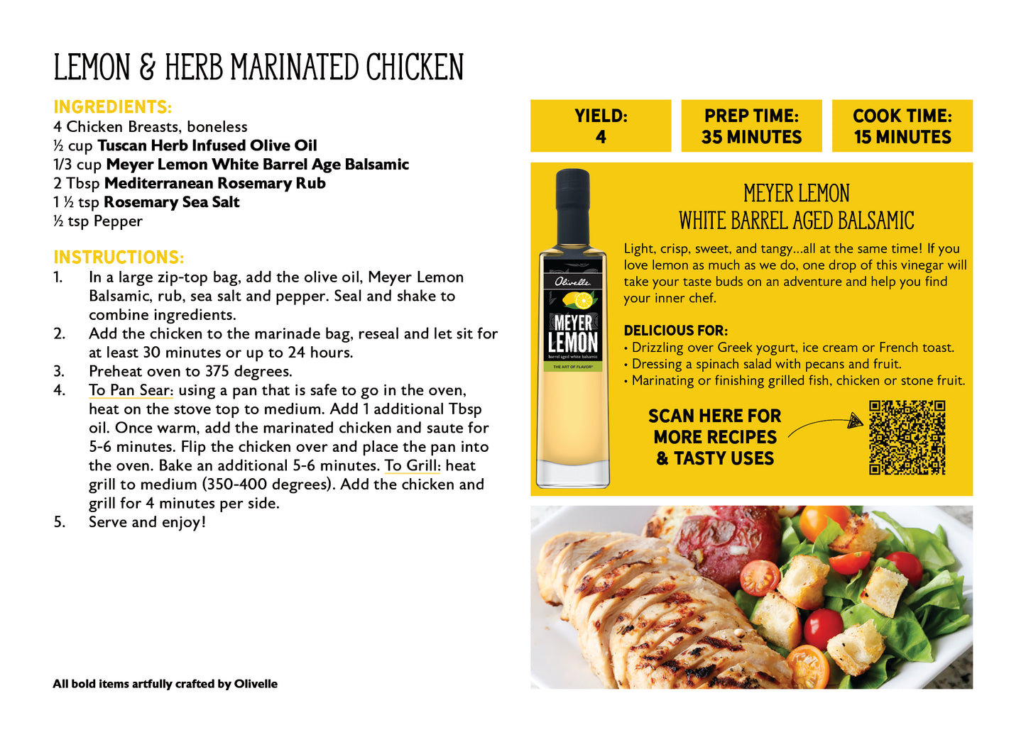 Meyer Lemon White Barrel Aged Balsamic