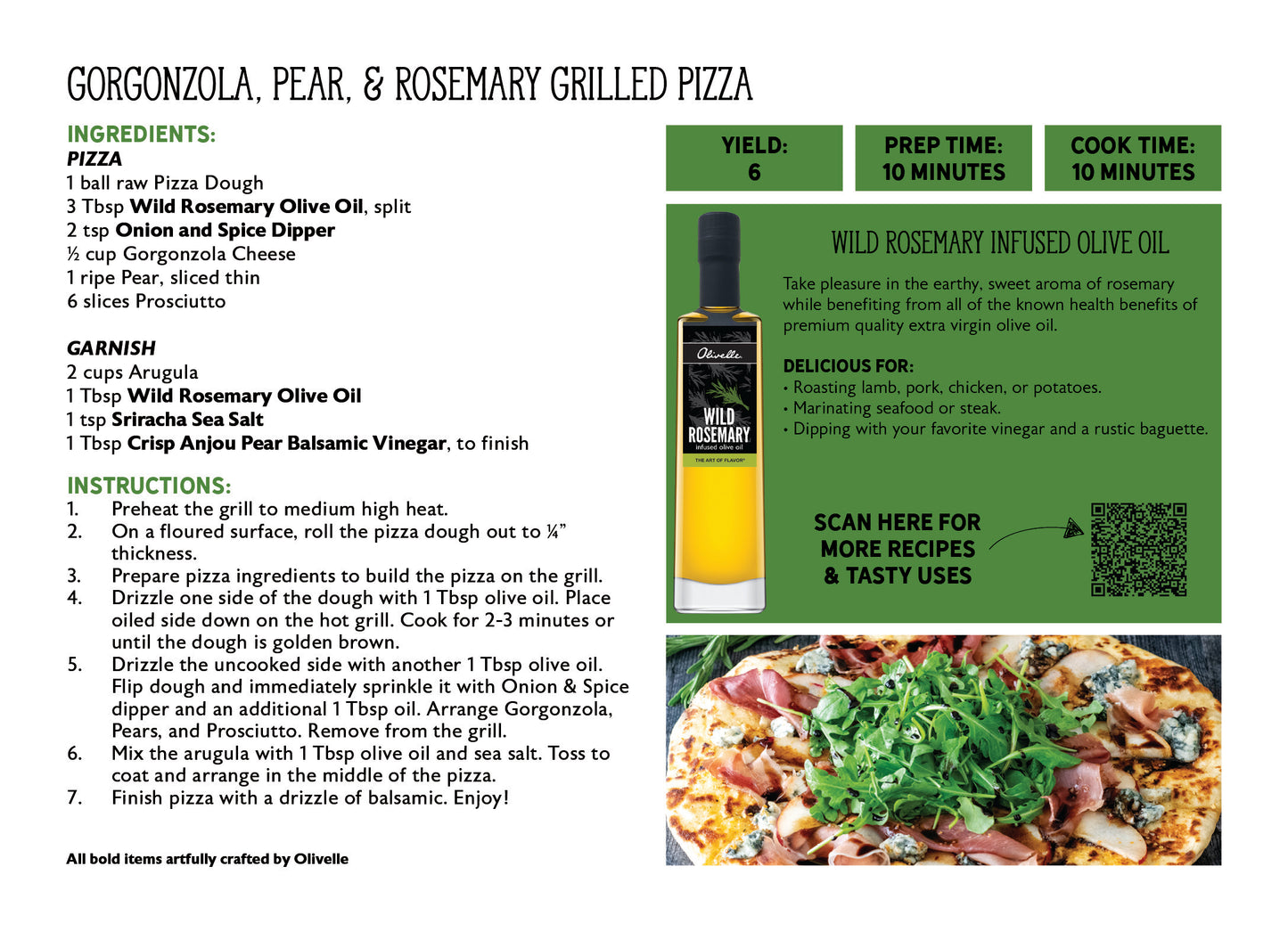 Wild Rosemary Infused Olive Oil
